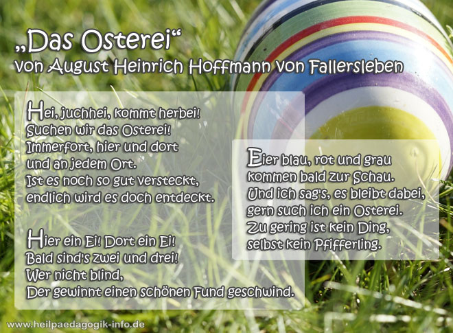 Ostergedicht Osterbild