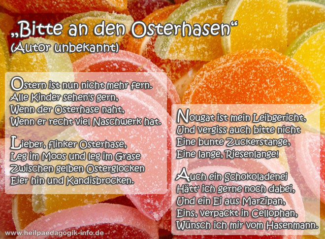 Ostergedicht Osterbild